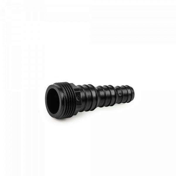 Штуцер пластиковый для шланга 1/2", 5/8", 3/4" с наружной резьбой 3/4" Bradas Black Line ECO-4121 фото