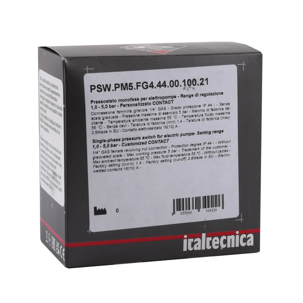 Реле давления Italtecnica PM/5 G фото