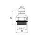 Кран Маєвського Karro 1/2" ручка, нікельований KR-85010 фото 2