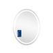 Зеркало Qtap Mideya 500х700 с LED-подсветкой Touch, с антизапотеванием, с часами, диммером, рег. яркости QT2078NCR5070W фото 4