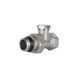 Кран радиаторный Thermo Alliance 1/2" ВН с антипротечкой прямой SD227W15 фото 1