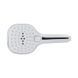 Лійка для ручного душу Qtap Rucni 120х120 мм прямокутна QTHLA120N3KCW Chrome/White фото 3