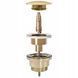 Донний клапан для раковини REA CLICK-CLACK BRUSHED GOLD універсальний фото 2