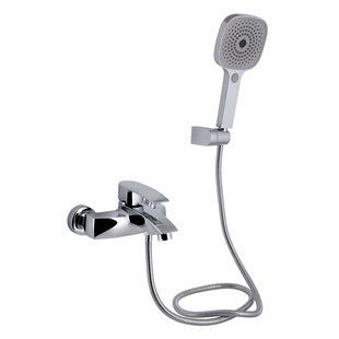 Змішувач для ванни Qtap Swan Eco (з душовим гарнітуром) QTSWA259CRM45534 Chrome фото