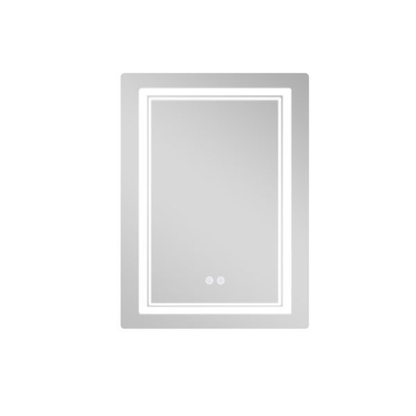 Дзеркало Qtap Cardinal (CA2) 600х800 з LED-підсвічуванням Touch, з антизапотіванням, з димером, рег. темп. кольору (3000-6500K) QT0478C608048453 фото