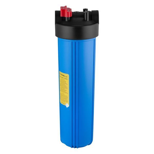 Колба фільтра 20BB Tiger Filtration синя 1" (латунь) 8 бар + картридж фото