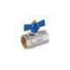 Кран кульовий Valves 3/4" ВВ PN30 синій метелик фото 1
