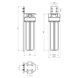 Колба фільтра 20BB Tiger Filtration синя 1" (латунь) 8 бар + картридж фото 2