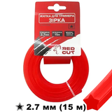 Ліска для тримера 2.7 мм х 15 м зірка Red Cut 35-15027 фото