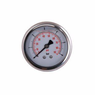 Манометр із гліцерином 6 бар, 1/4"З, заднє підключення Thermo Alliancе Forte TAF171G6B фото
