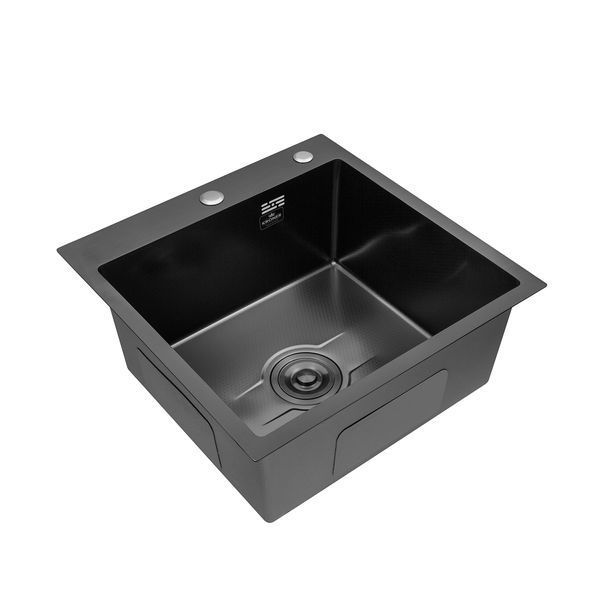 Кухонная мойка Kroner KRP Derby - 5050HM PVD (2,5/0,5 мм) фото