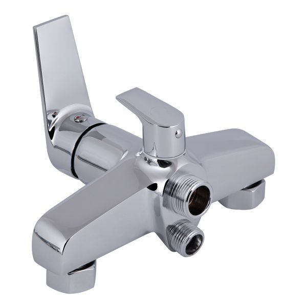 Смеситель для ванны Qtap Stenava New с поворотным изливом (c душевым гарнитуром) QTSTE2601CRM45536 Chrome фото