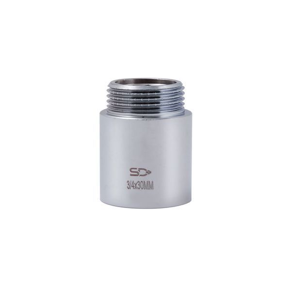 Удлинитель 3/4" 30 мм (3 см) хром латунь SD Plus SD1302030 фото