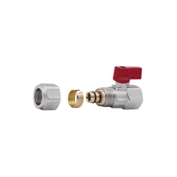 Кран шаровой обжимной SD Forte 16х1/2" ВР SF264W15 фото