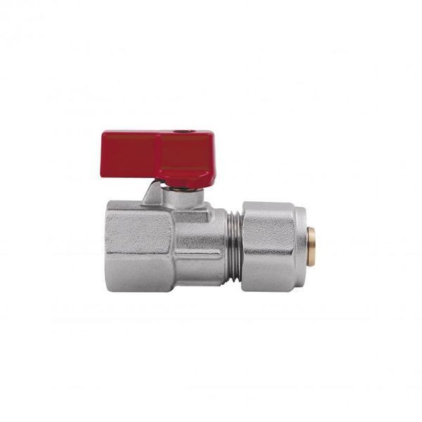 Кран шаровой обжимной SD Forte 16х1/2" ВР SF264W15 фото