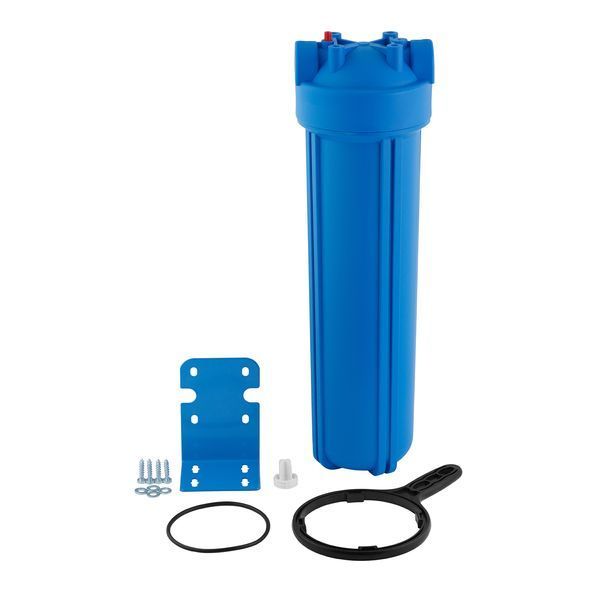 Фильтр магистральный Big Blue 20" 1" (пластик) SantehPlast BB20-1, колба для холодной воды фото