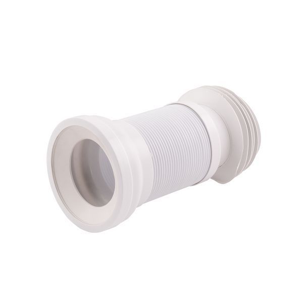Гофра для унитаза армированная длинная 240-450 мм Lidz (WHI) 60 01 G001 01 фото