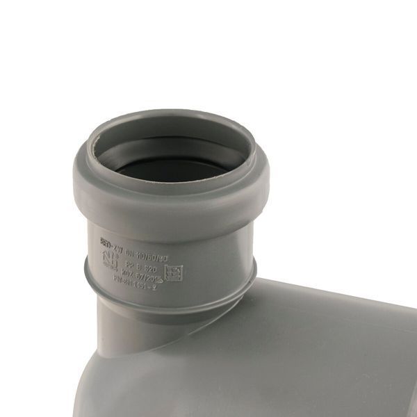 Редукція для внутрішньої каналізації 100х50/90&deg; мм Sanibud фото