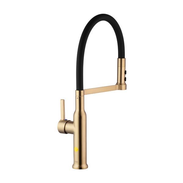 Смеситель для кухни Kroner KRP Ersel - GBG03112BLK фото