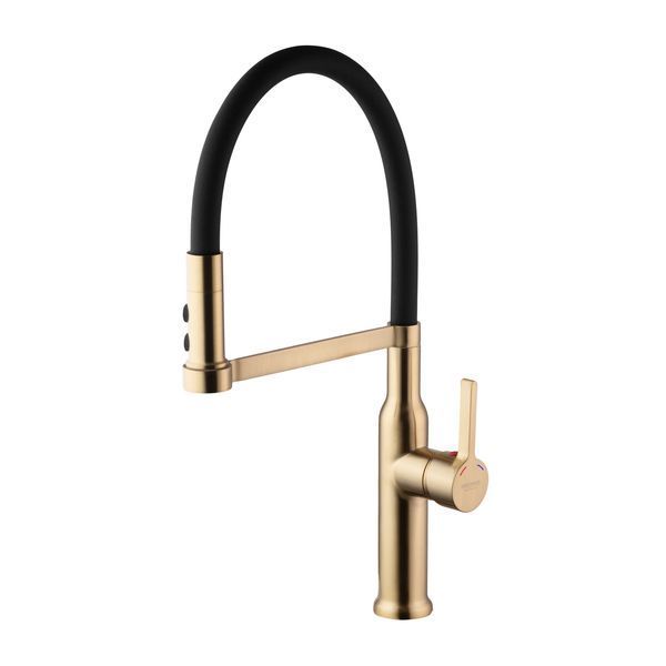 Смеситель для кухни Kroner KRP Ersel - GBG03112BLK фото