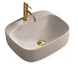 Умывальник (раковина) REA LUIZA 50 LIGHT GREY MATT накладной серый матовый фото 1