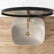 Умывальник (раковина) REA LUIZA 50 LIGHT GREY MATT накладной серый матовый фото 5