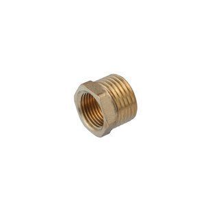 Футорка усиленная LexLine 1/2"х3/8" НВ латунная УК0701-В фото