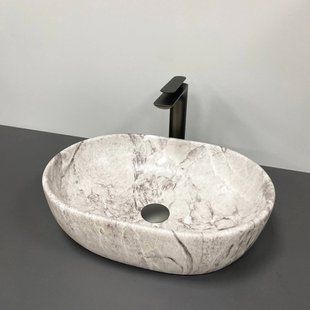 Умивальник (раковина) VBI MODENA S STONE накладний фото