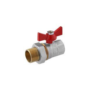 Кран-американка STA 3/4" ВЗ PN30 метелик, нікельований фото