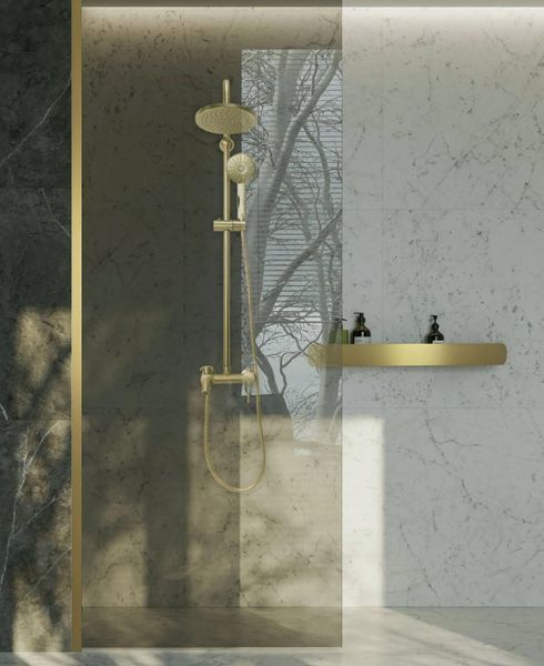 Полиця для ванни REA SF03 60 BRUSHED GOLD фото