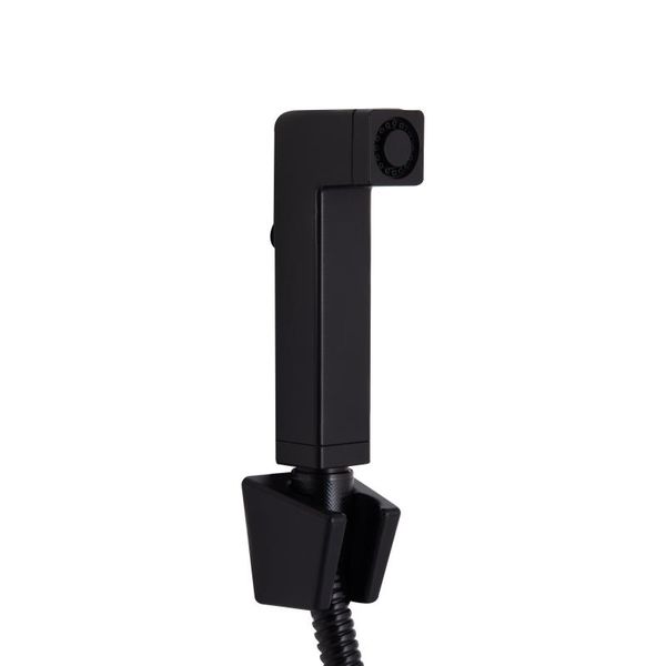 Змішувач для раковини Qtap Gemini (з гігієнічним душем) QTGEM272BLM45690 Black Matt 45690сп фото