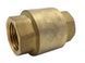 Обратный клапан 1 1/4" ВВ V&G с латунным штоком фото 1