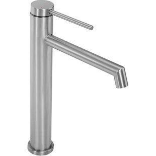Змішувач для раковини (умивальника) REA FOSS NICKEL BRUSHED нікель високий фото