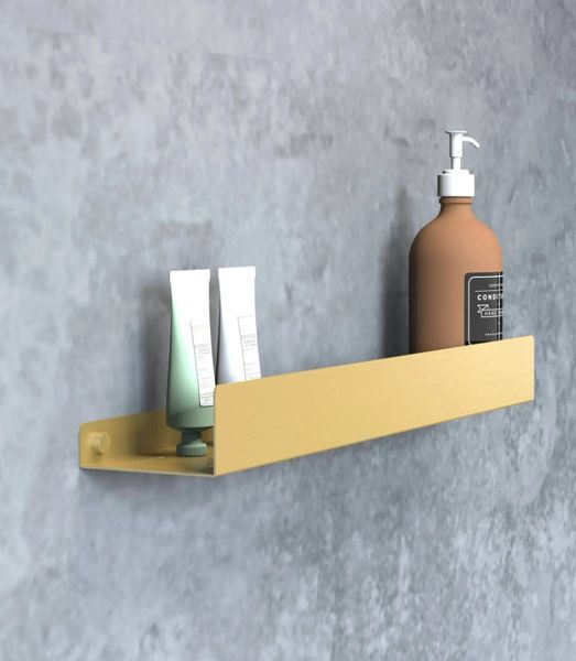 Полиця для ванни REA SF04 60 BRUSHED GOLD фото