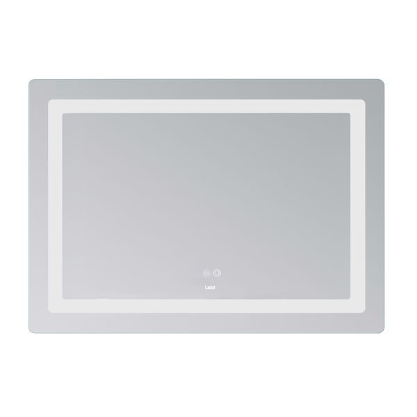 Дзеркало Lidz Kubis (KU2) 1200х800 з LED-підсвічуванням Touch, з антизапотіванням, з димером, рег. яскравості LDKUB120080049007 фото