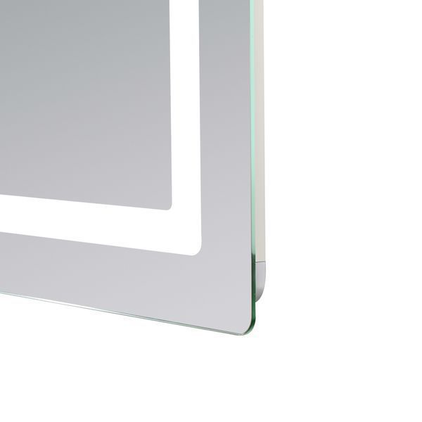 Дзеркало Lidz Kubis (KU2) 1200х800 з LED-підсвічуванням Touch, з антизапотіванням, з димером, рег. яскравості LDKUB120080049007 фото