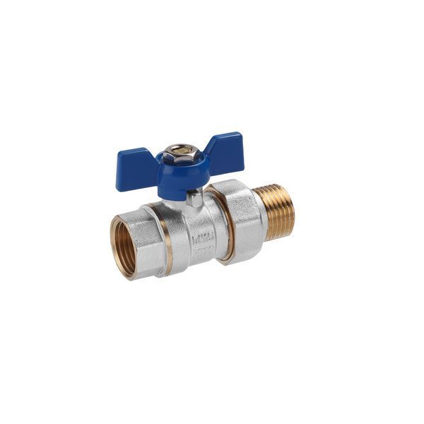 Кран-американка шаровой прямой Valves 1/2" PN30 фото