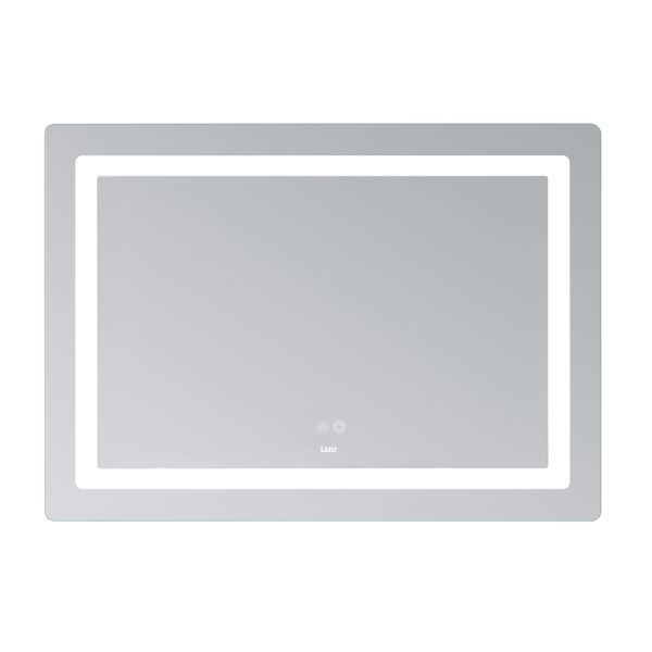 Дзеркало Lidz Kubis (KU2) 1200х800 з LED-підсвічуванням Touch, з антизапотіванням, з димером, рег. яскравості LDKUB120080049007 фото