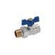 Кран-американка шаровой прямой Valves 1/2" PN30 фото 1
