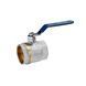 Кран шаровой Valves 2" ВВ PN30 синяя ручка фото 1