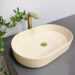 Умивальник (раковина) VBI VERONA 60 BEIGE накладний фото