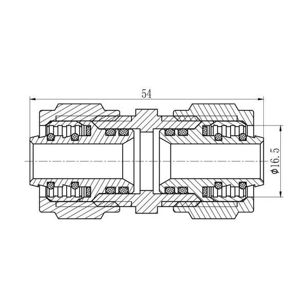 Муфта обжимная SD Forte 16 SF170W1616 фото