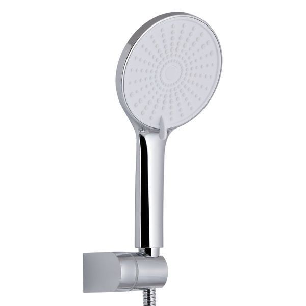 Змішувач для ванни Qtap Jay (з душовим гарнітуром) QTJAY259CRW45553 Chrome/White фото