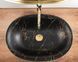 Умивальник (раковина) REA ROMA BLACK MARBLE MATТ накладний фото 4