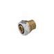 Муфта металлопластиковая STA (DN) 20х1/2" РН никелированная фото 1