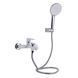 Змішувач для ванни Qtap Jay (з душовим гарнітуром) QTJAY259CRW45553 Chrome/White фото 1
