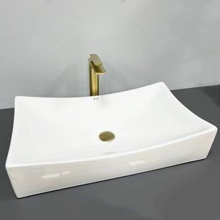 Умивальник (раковина) VBI VIAREGGIO M WHITE накладний фото