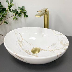 Умивальник (раковина) VBI PARMA STAINS накладний фото