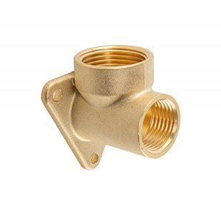 Кутик латунний 1/2"х3/4" ВВ настінний Bradas Brass BR-323412 фото