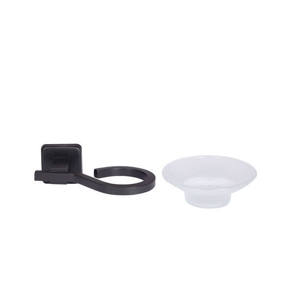 Мильниця Lidz 122 0201 настінна (матове скло) LD1220201BLA35753 Black фото